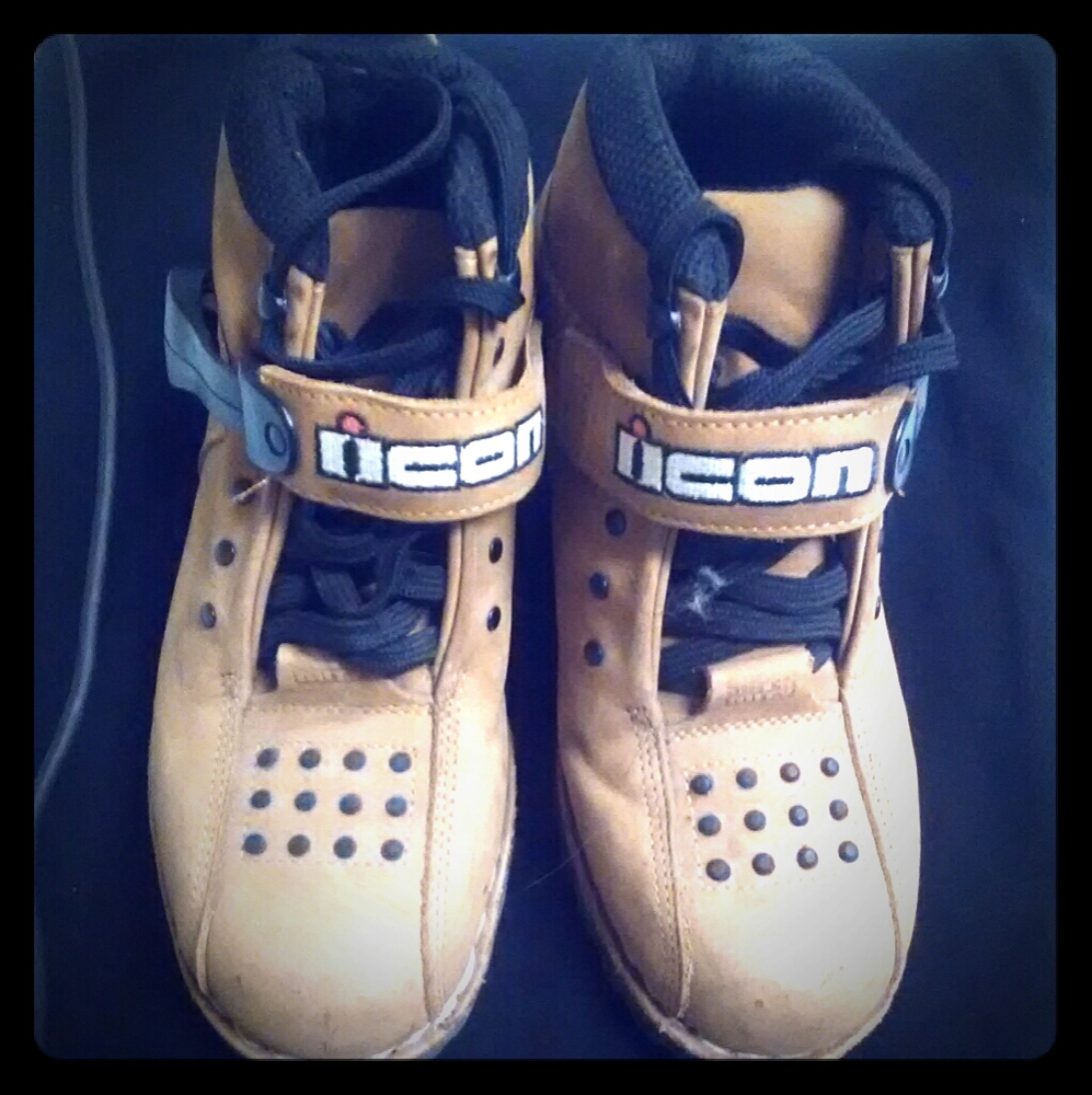 ICON 4 Women's Sz 9 Motorcycle Riding Boots